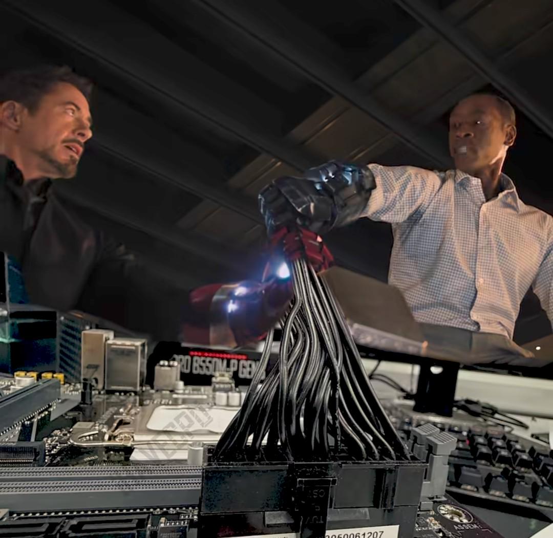 Me Gently Removing The 24-Pin Connector