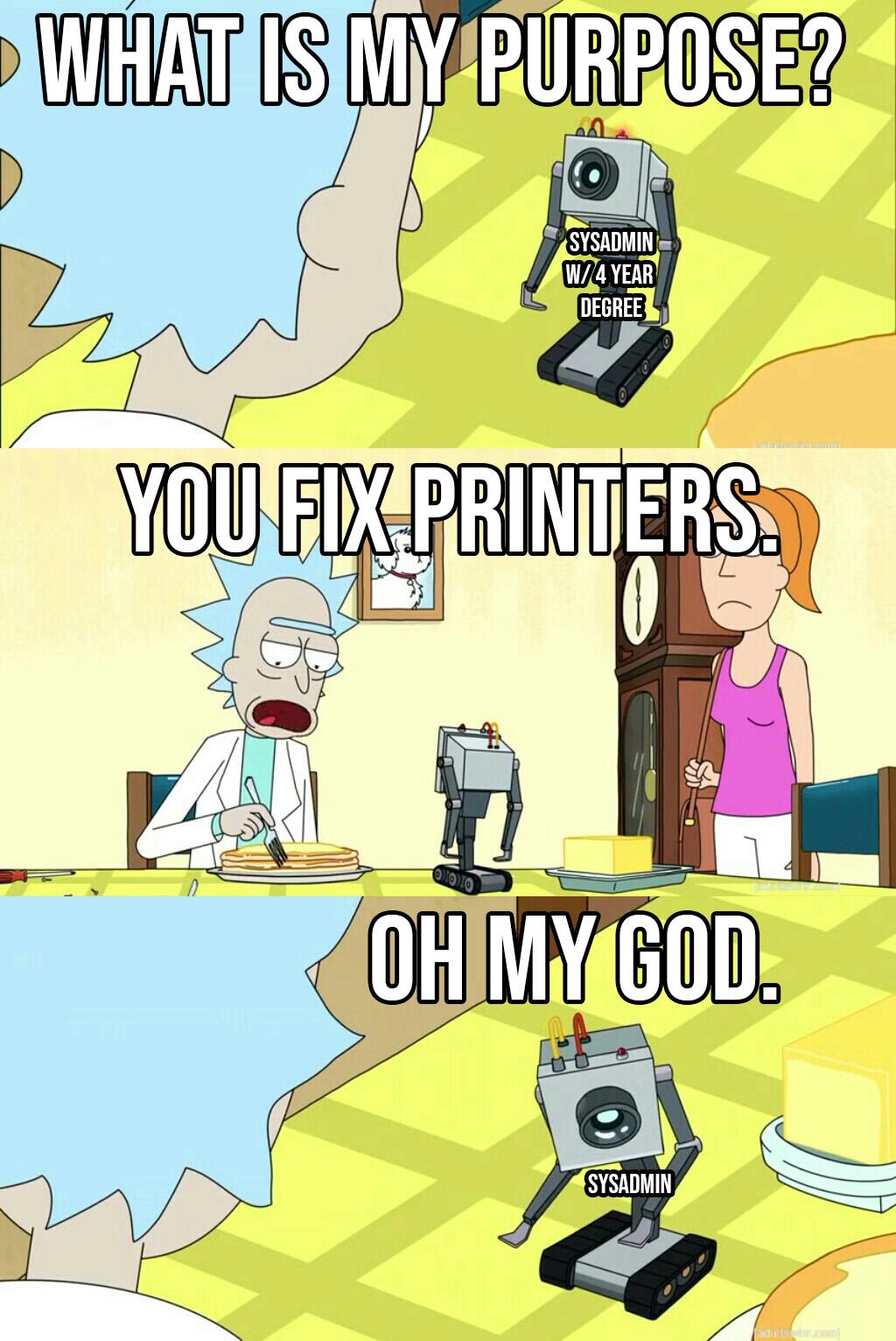 You Fix Printers