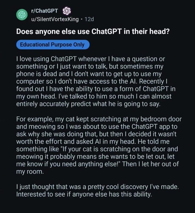 My Own Personal ChatGPT