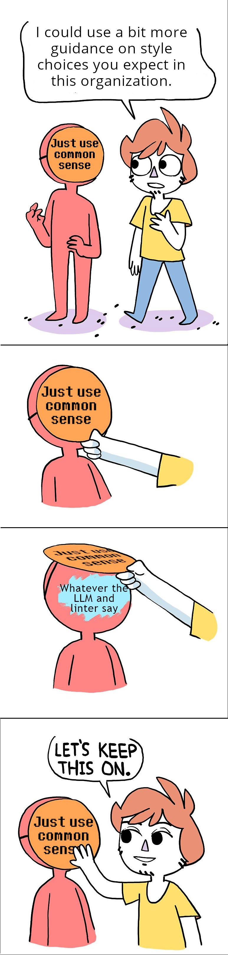 Then Please Provide Linter Config With Common Sense