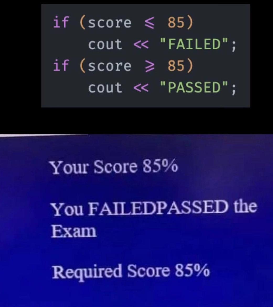 The Dreaded Edge Case Of Exactly 85 Percent