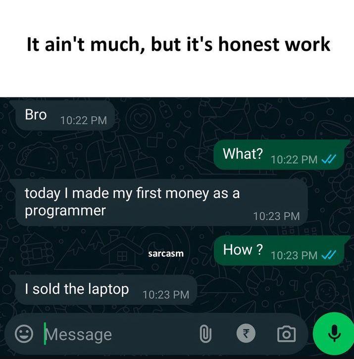 Sold The Laptop