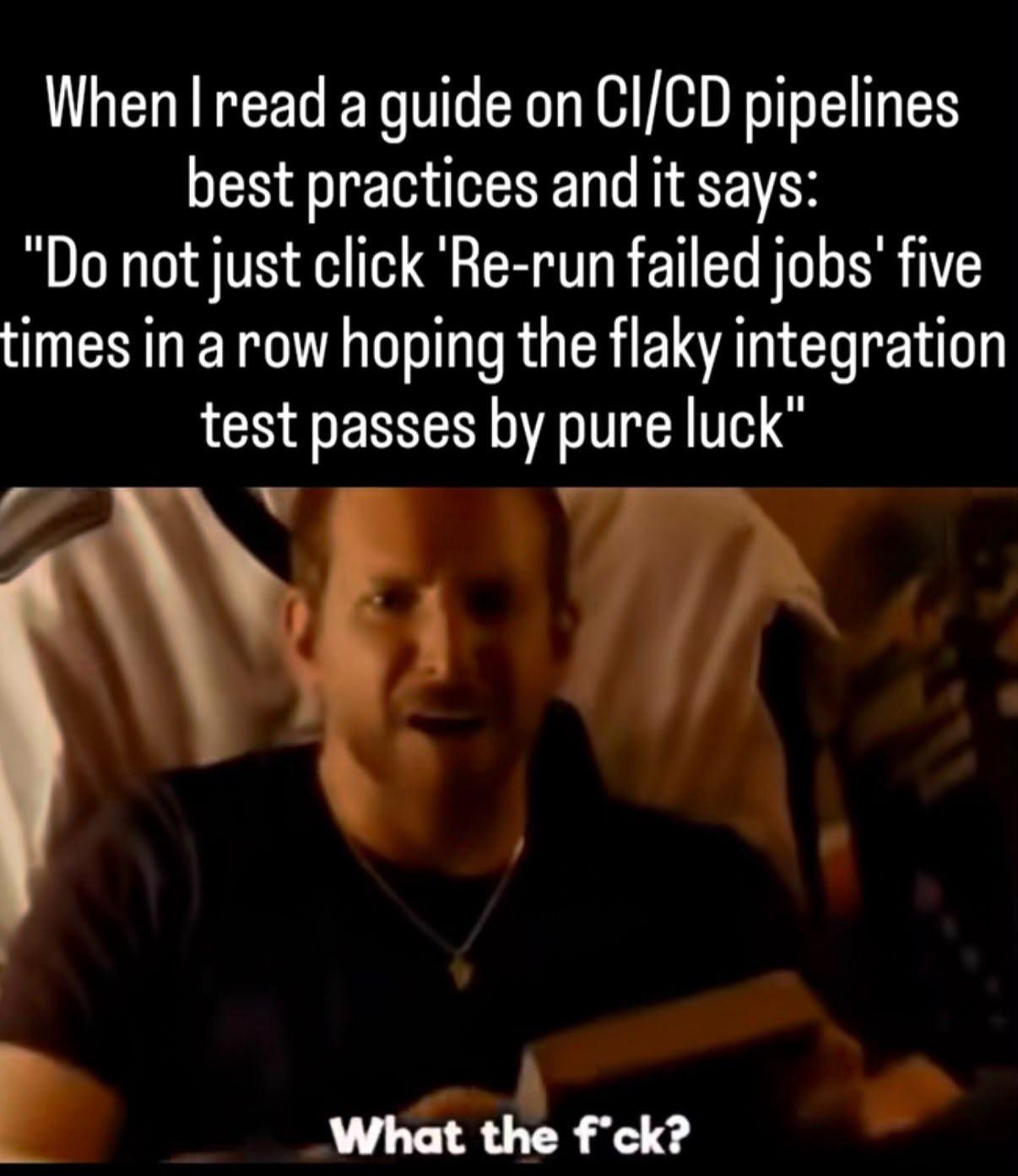 Clicking The Re Run Button Is Easier