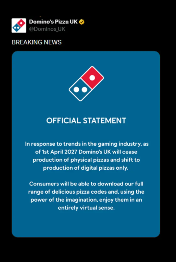 It's Official: Domino's Pizza Is Shifting To Digital-Only Too