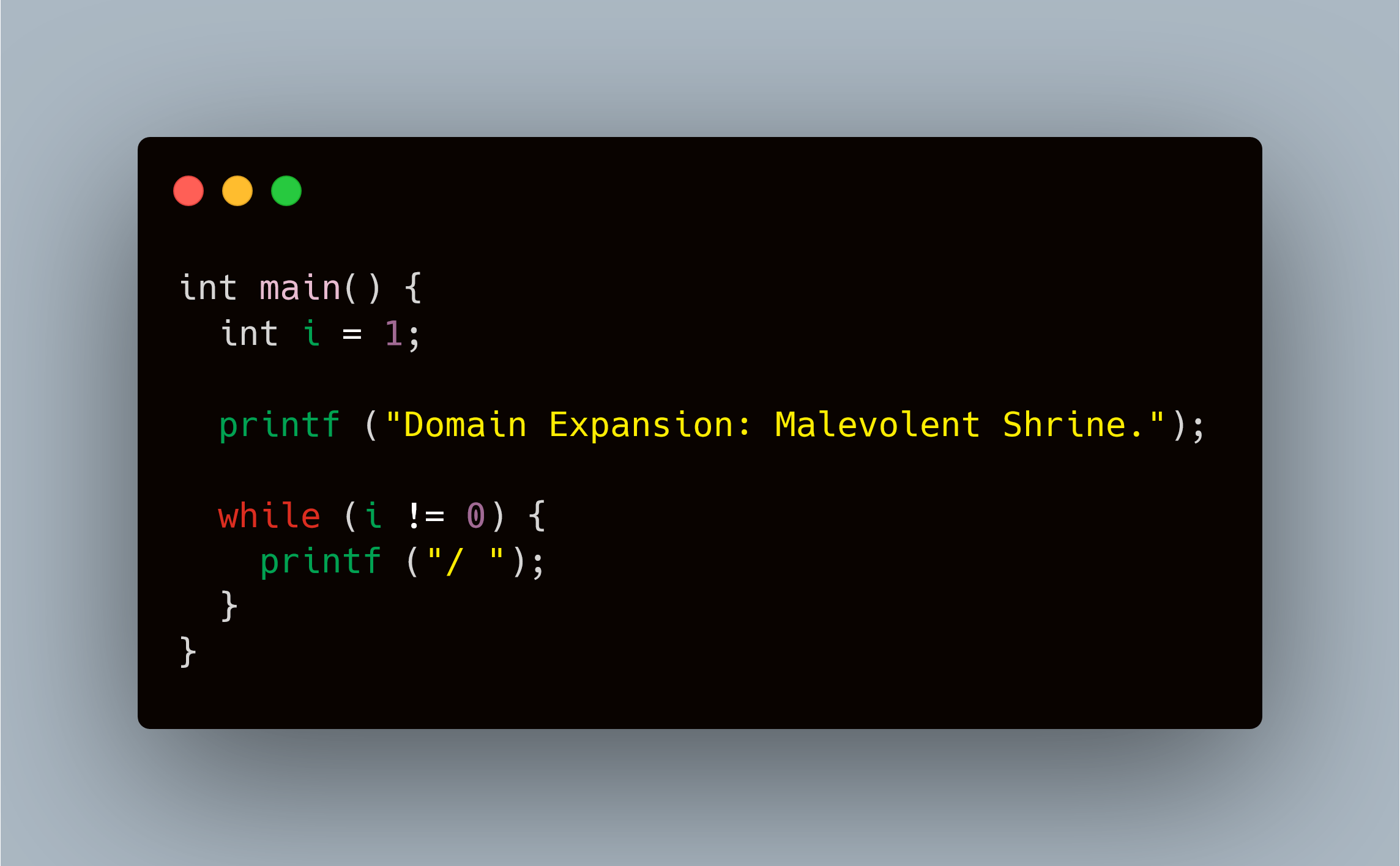 Domain Expansion: Malevolent Shrine