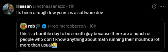 Vibe Mathing Meets Dunning Kruger