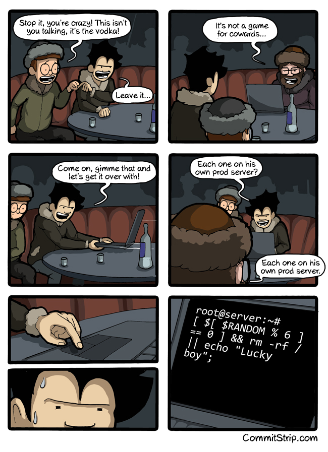 Russian Roulette [Commit Strip]