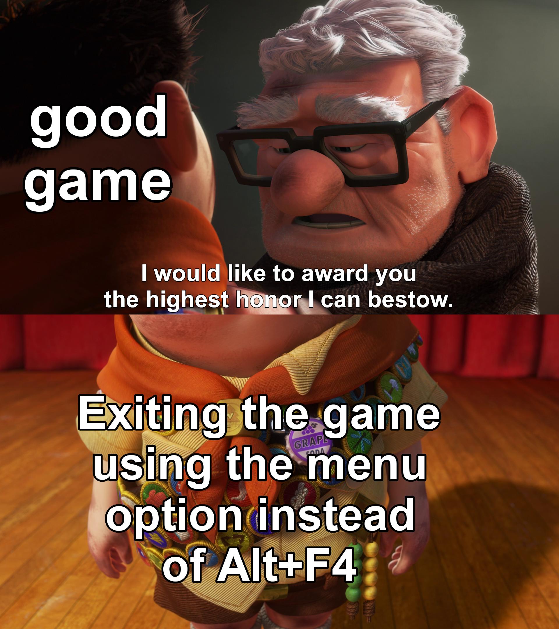 That And Not Skipping The Credits Are My Ways Of Showing Appreciation