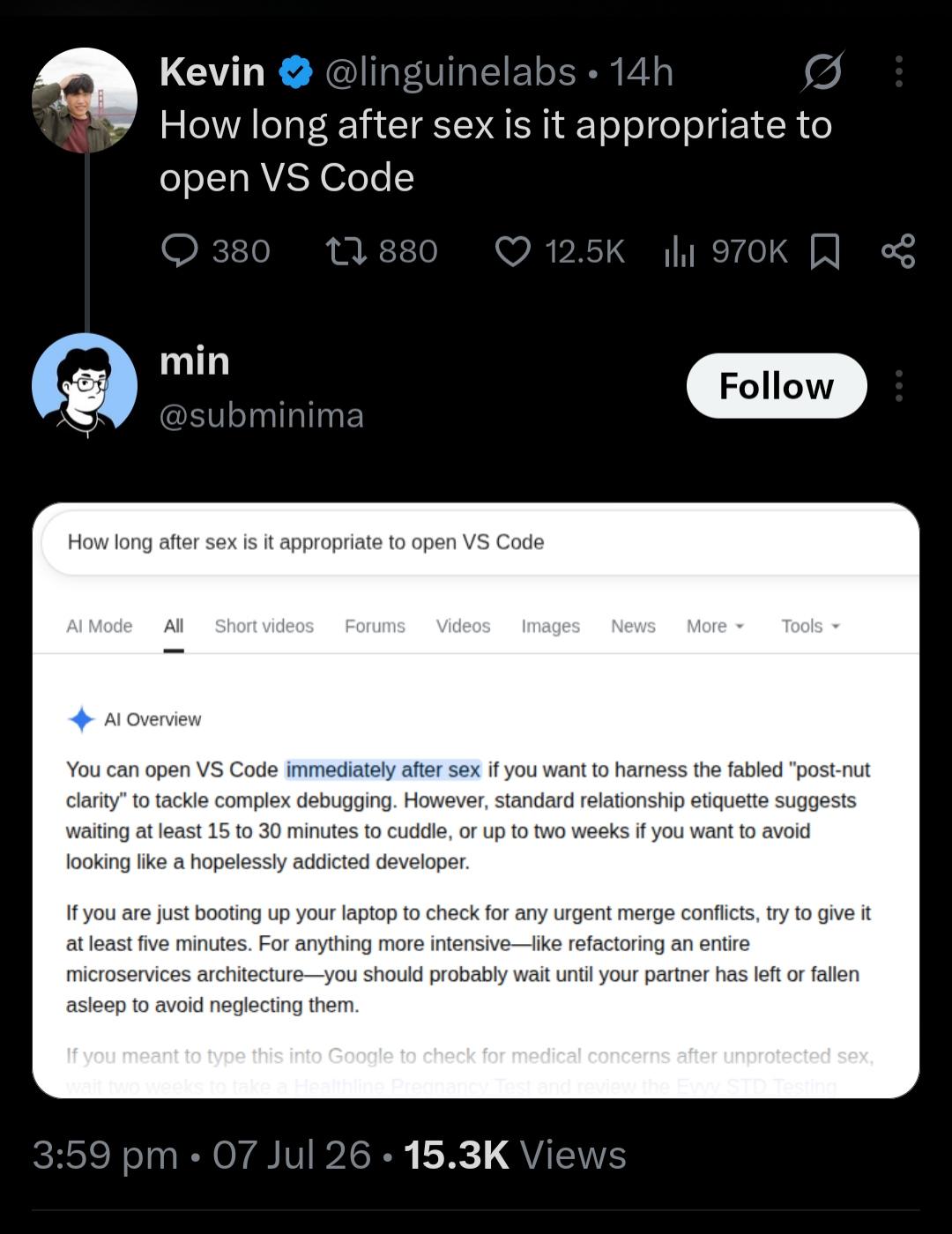 When To Open VS Code