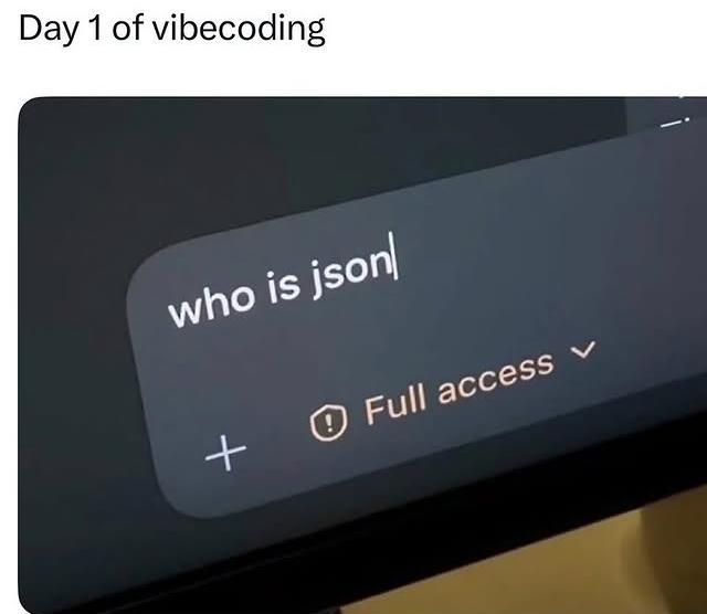 json Memes · ProgrammerHumor.io