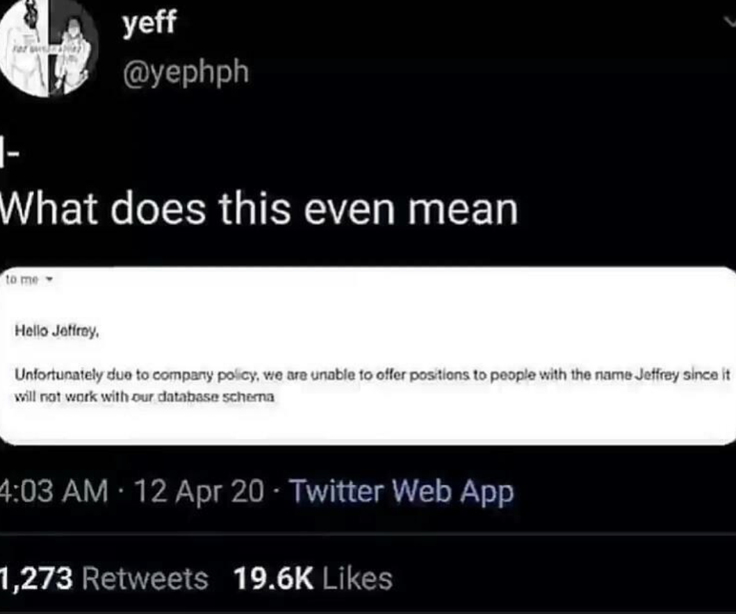 Sorry Jeff