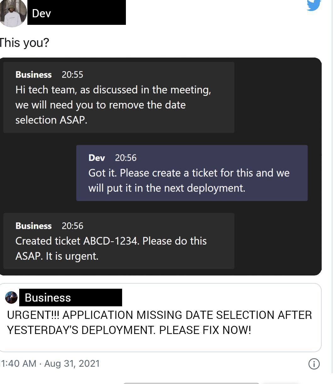 Requirement Amnesia