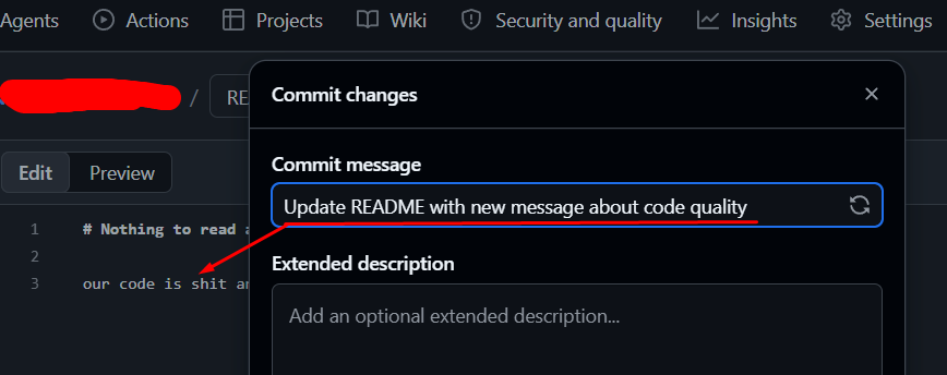 Peakest Copilot Commit Name