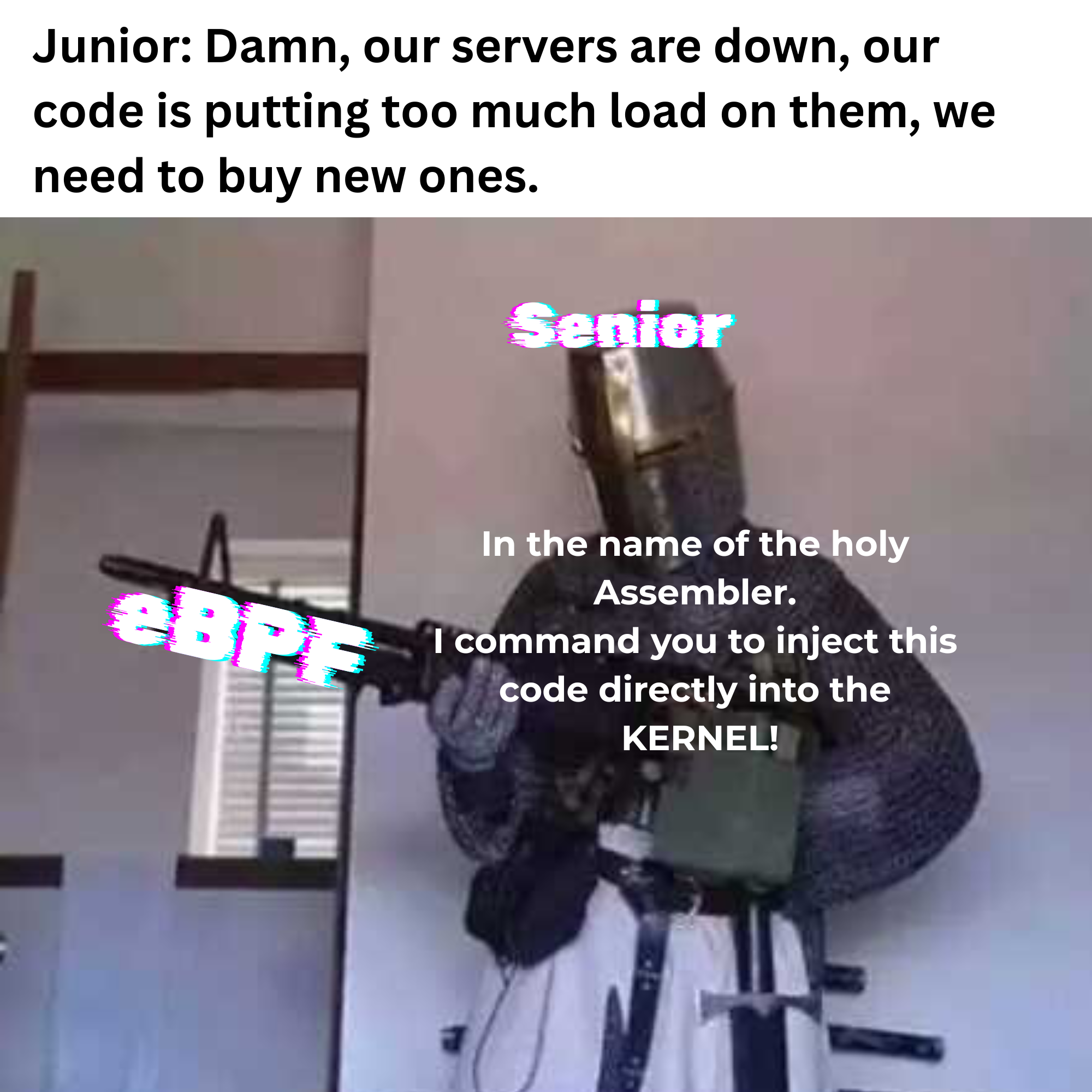 Who Said That Our Servers Are Weak