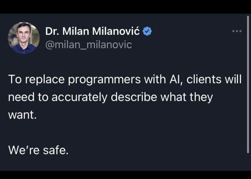Our Jobs Are Safe Until Clients Learn To Think
