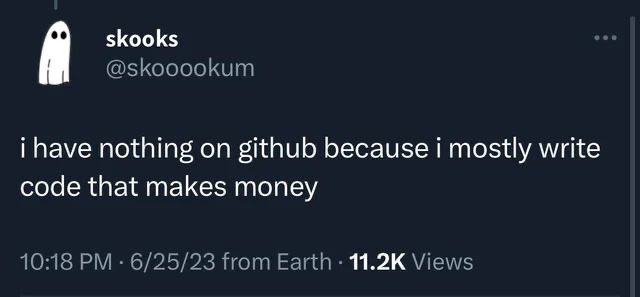 Nothing On Github