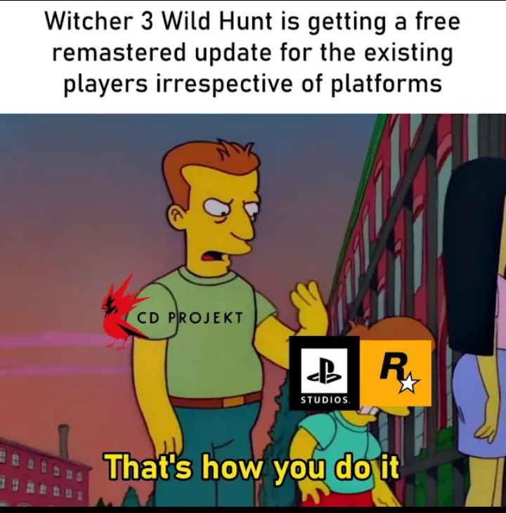 CD Projekt Red Showing Other Studios How To Treat Their Fans...