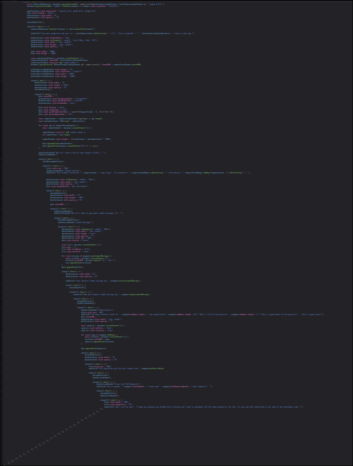 My Friend Didn't Know How To Use Async Sleep In Javascript, So He Wrote This Massive Chain Of .Then()