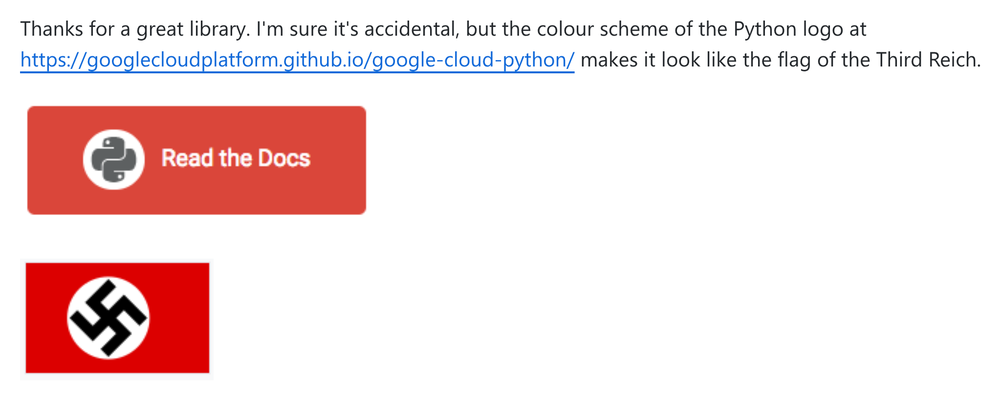 That Time Python Accidentally Nazi