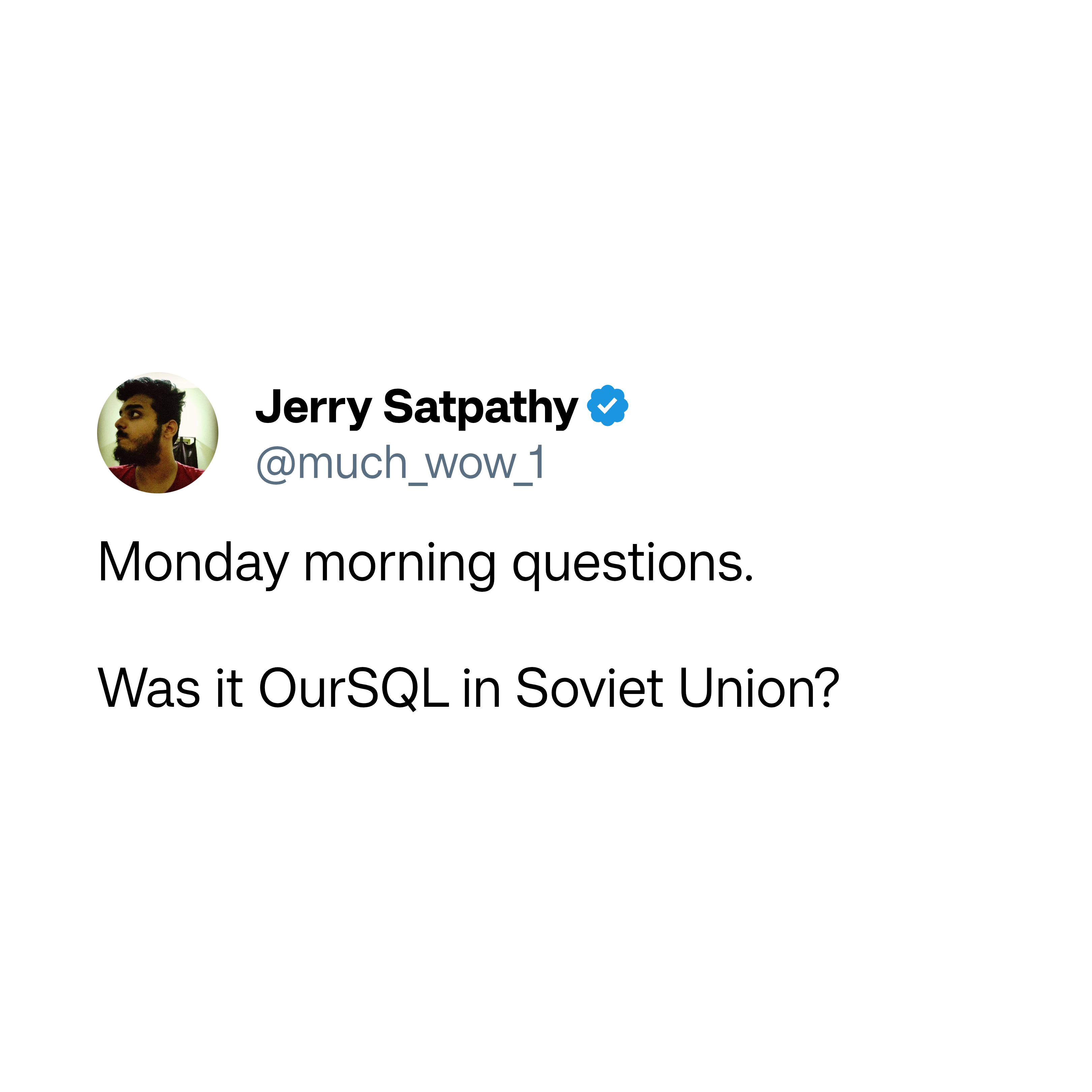 Comrade Bad Pun From Vladivostok