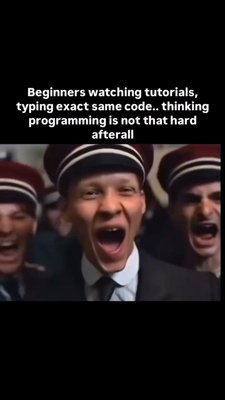 Everyone Is A Dev Until The Tutorial Stops