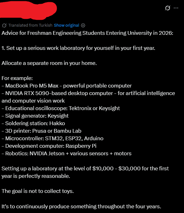 Minimal Advices For Your First Year