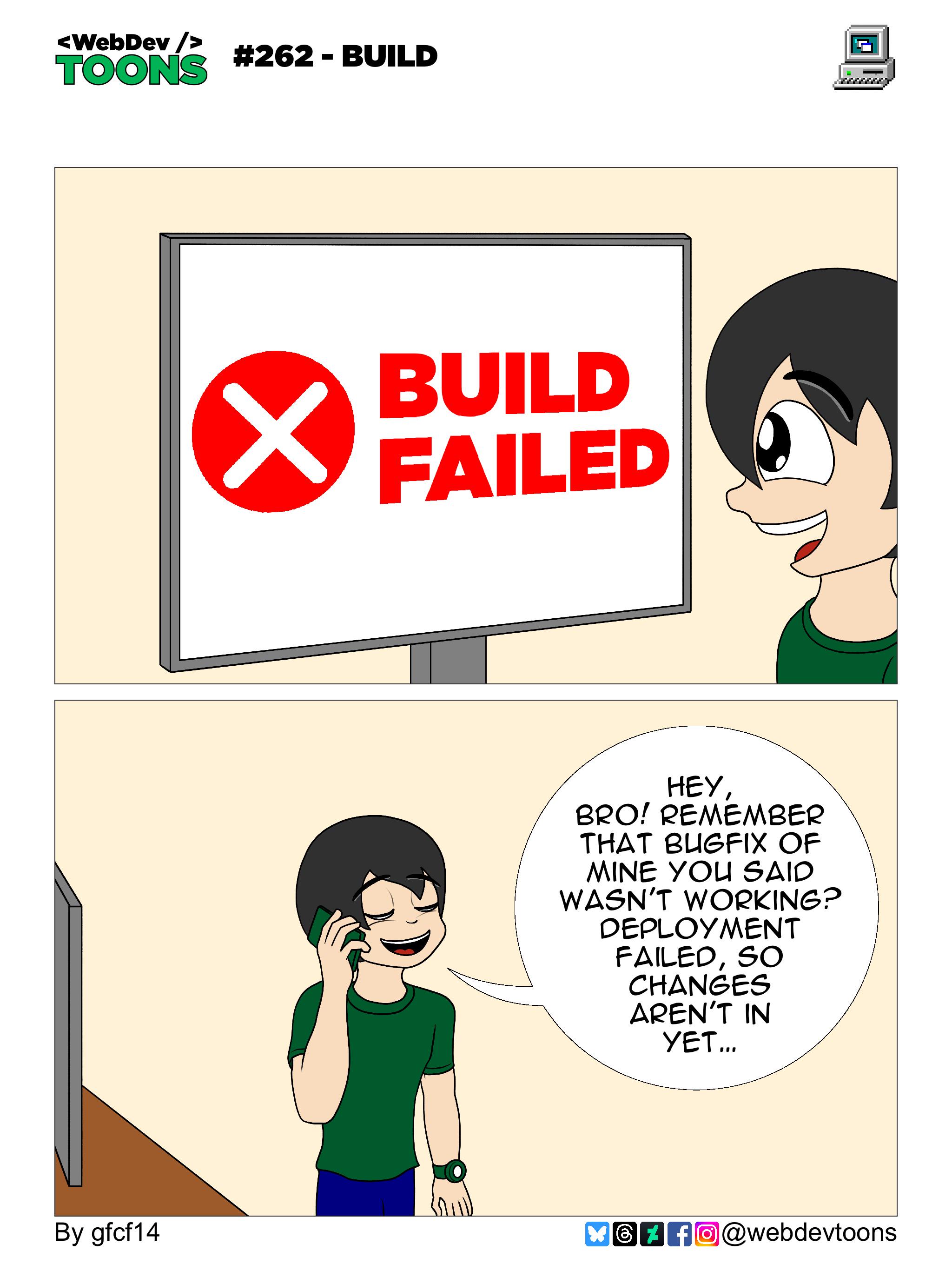 Build Failed? Just Blame The Other Guy