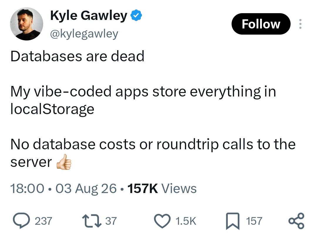 No More Databases