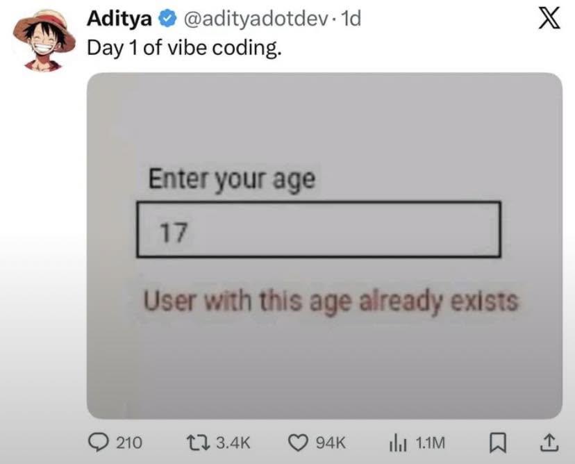 Sorry Only One Seventeen Year Old Allowed Per Database