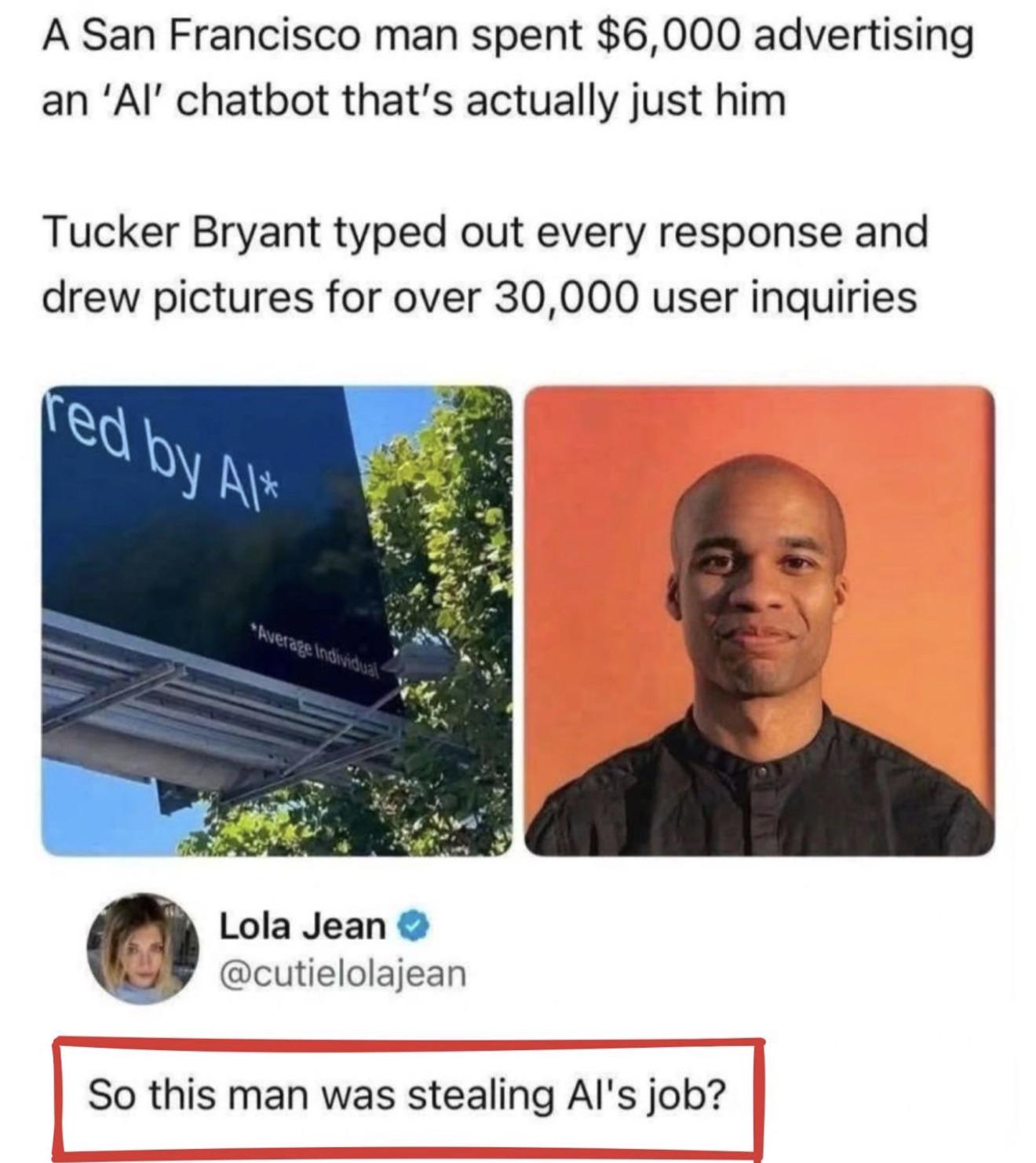 When AI Stands For Actual Individual