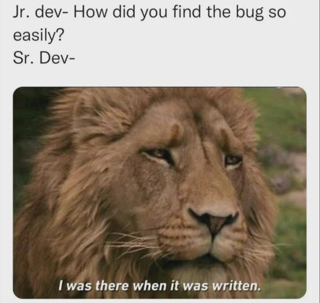 I Was There When It Was Written