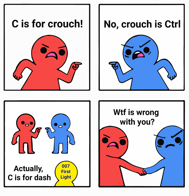 C For Crouch Is The Only Correct Answer