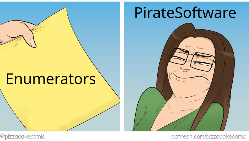 Made This After Someone Noticed Her Face Looked Like Pirate Software