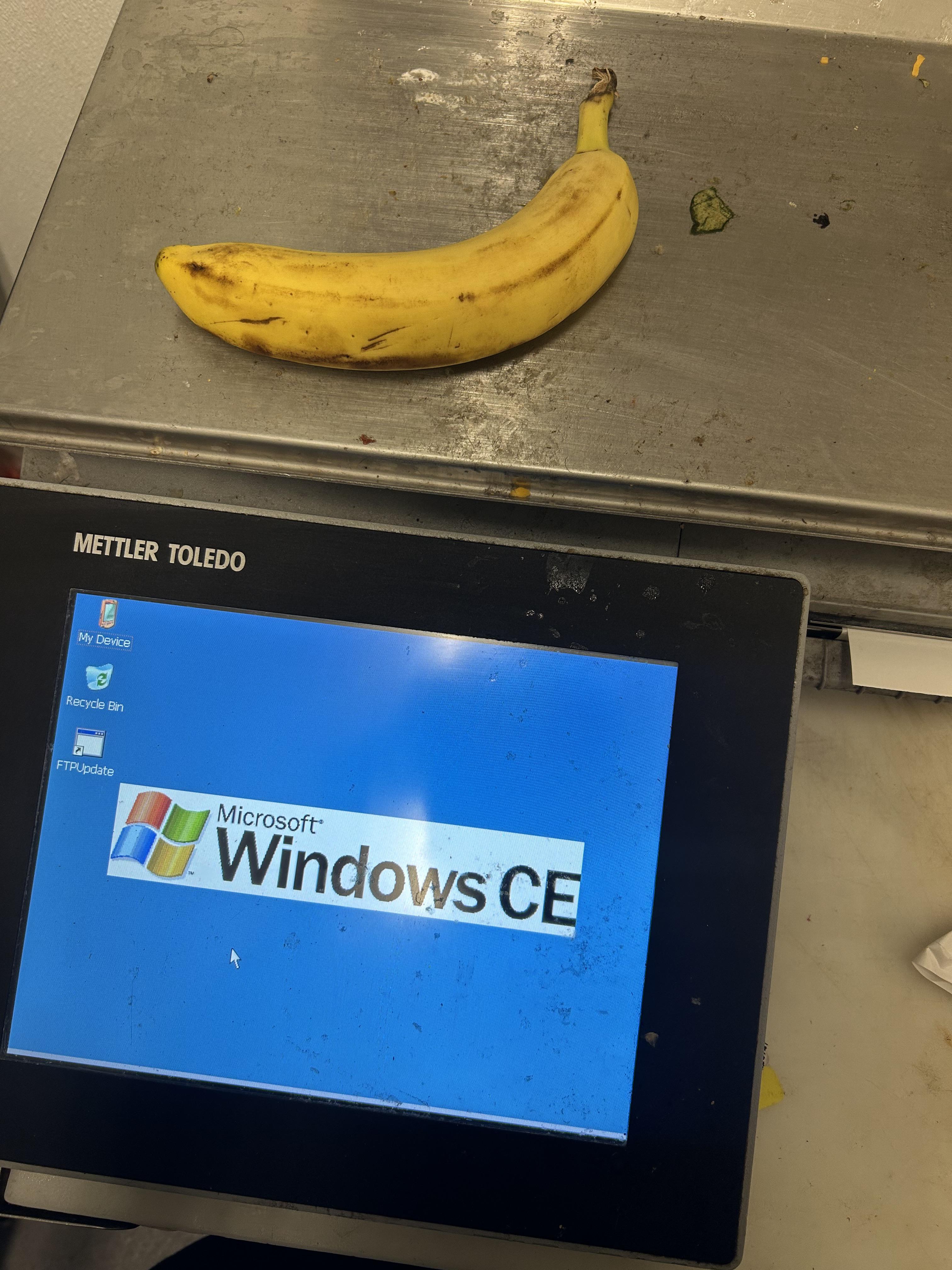 Fruit Scale Still Runs Windows CE