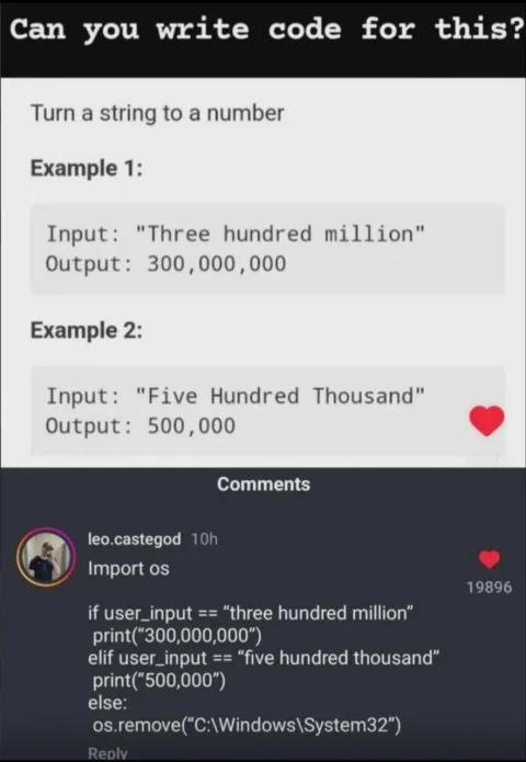 Simple Question. Dangerous Answers.