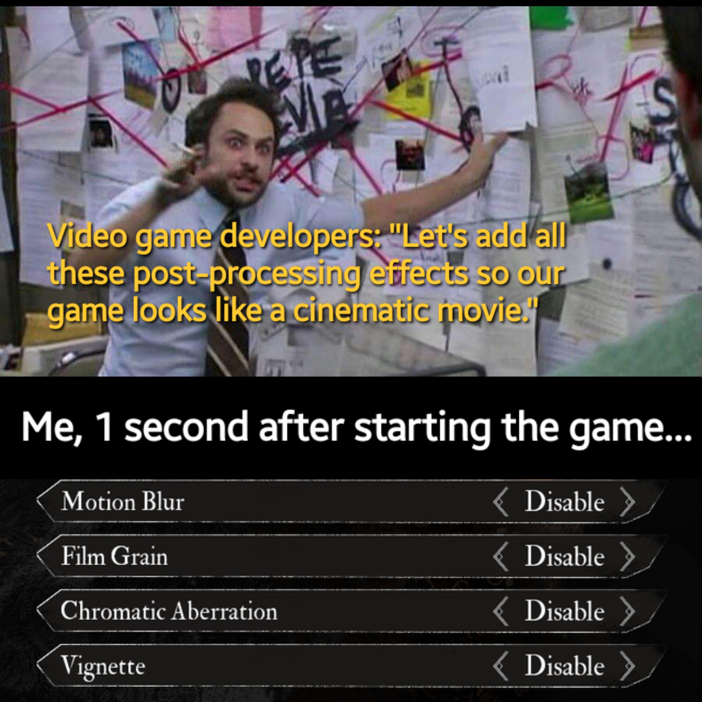 Why Do They Insist On Post-Processing?