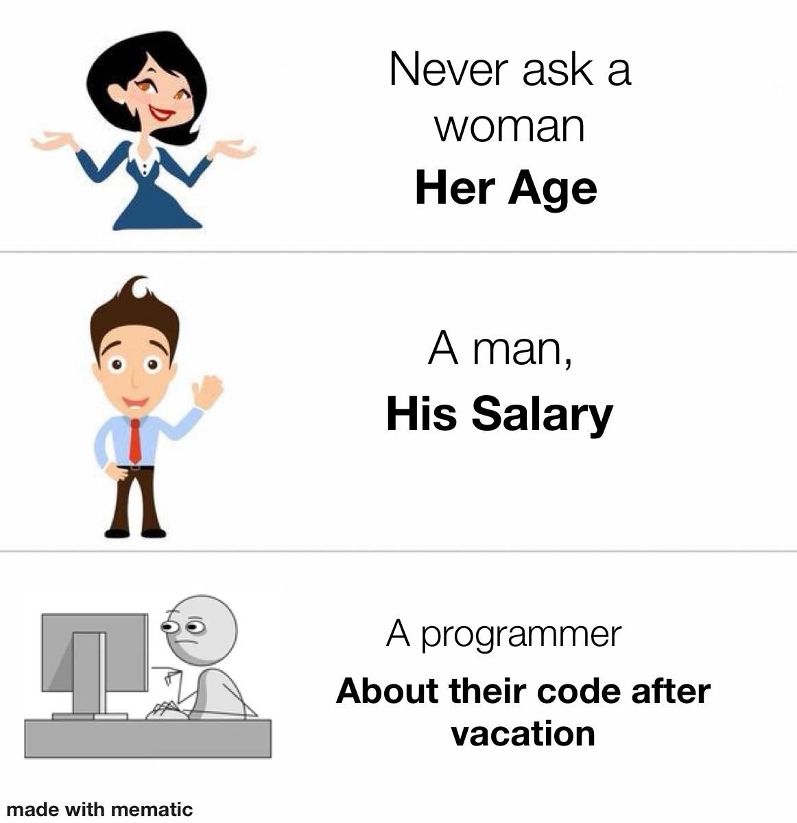 Don't Ask A Programmer For Their Code