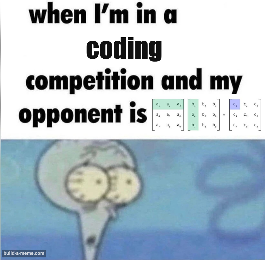 When Your Opponent Brings Out The Matrix Multiplication