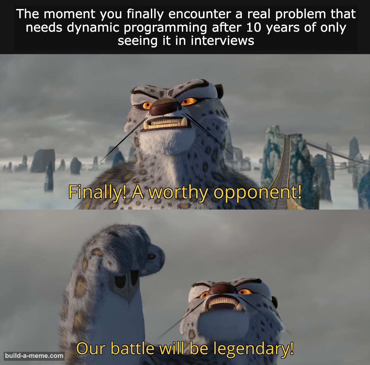 Finally! A Worthy Opponent!