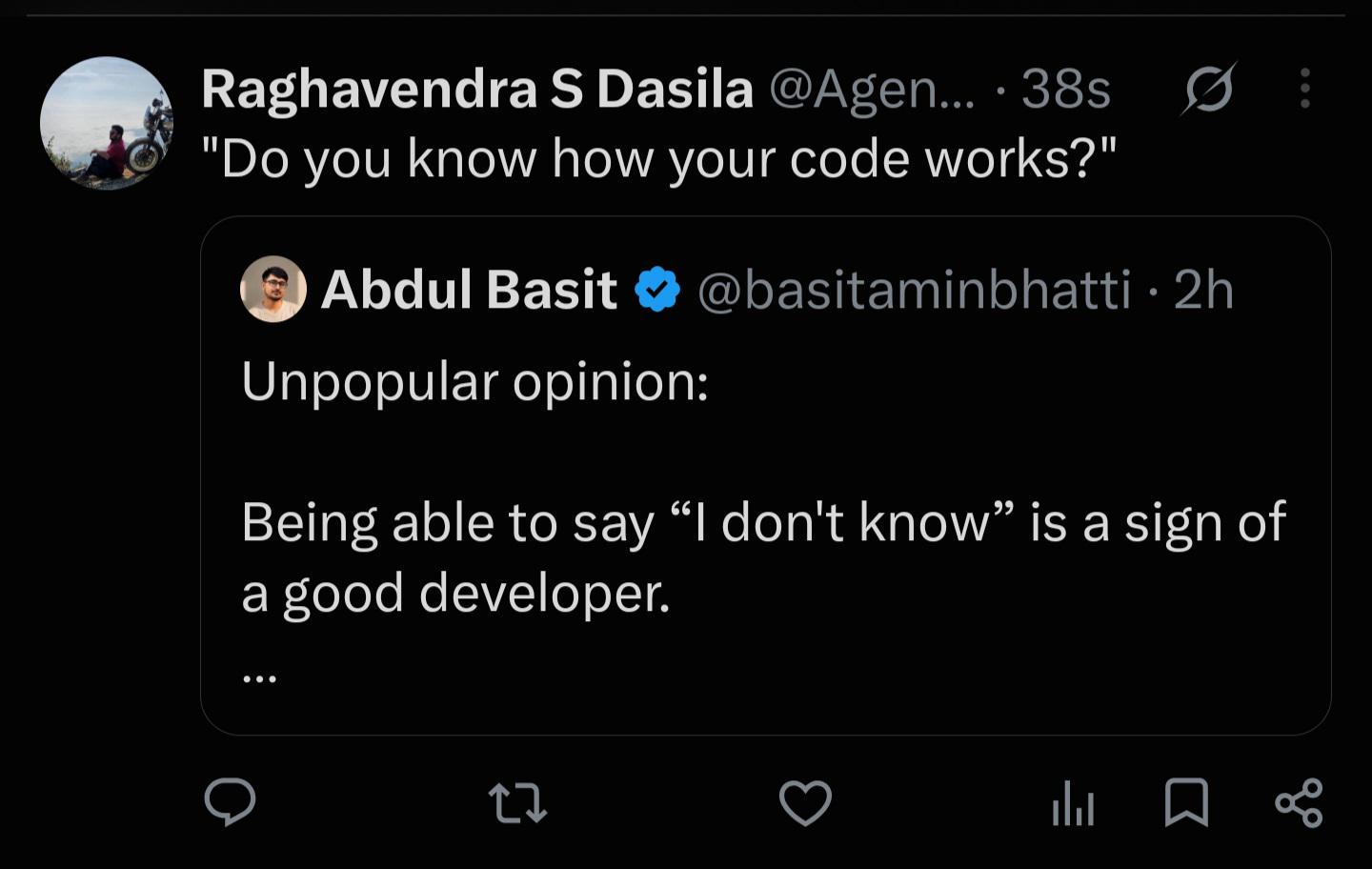 Reminded Me Of Myself Nowadays With All The AI Generated Code