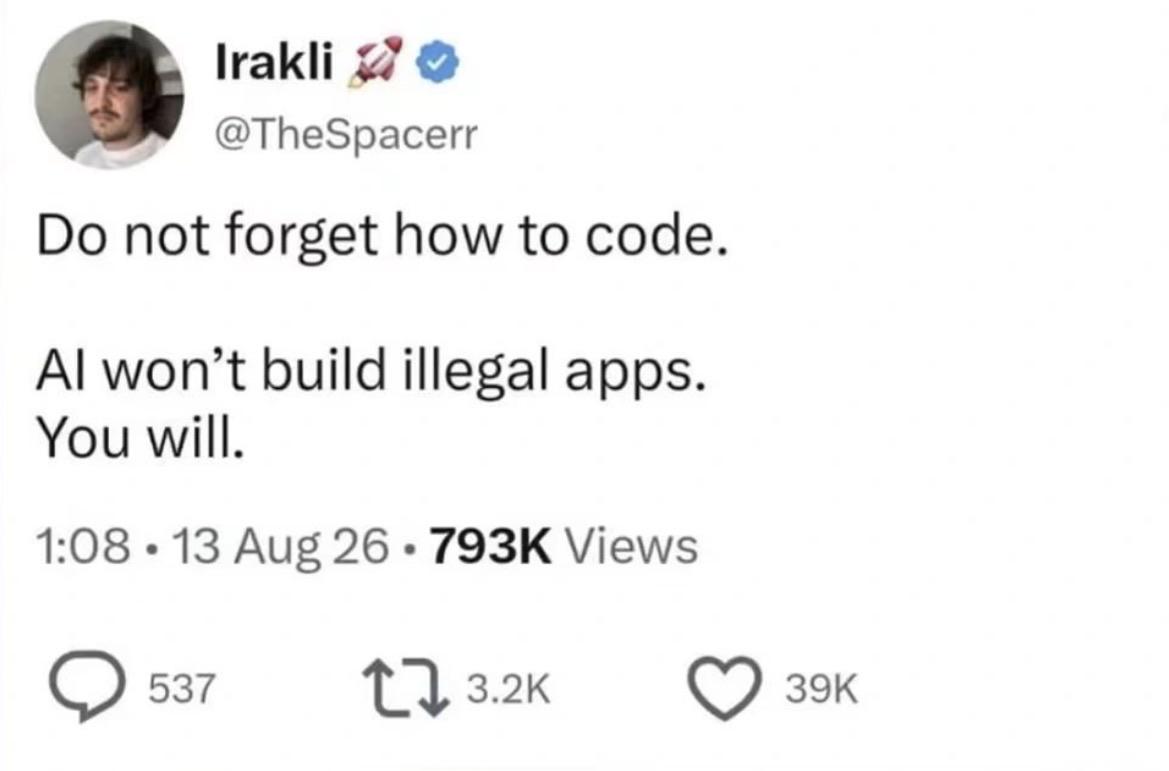 AI Refuses To Build It So Back To Coding