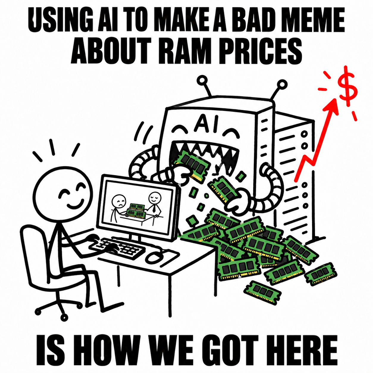 Using AI To Make A Bad Meme