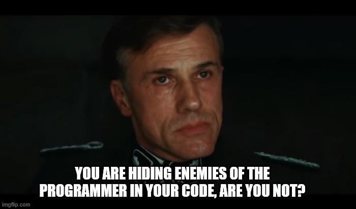My Intern Handing In Perfectly Formatted And Commented Code