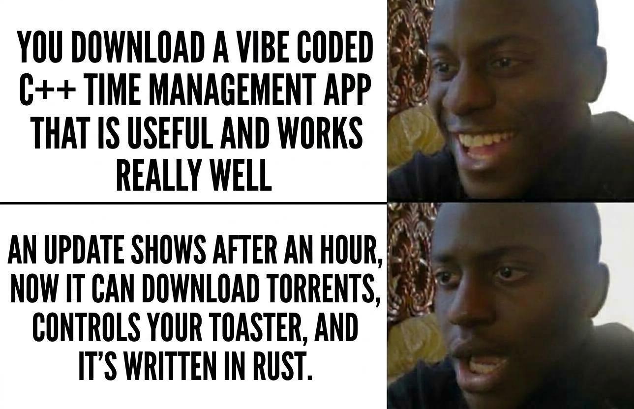 Average Vibe Coded App Update