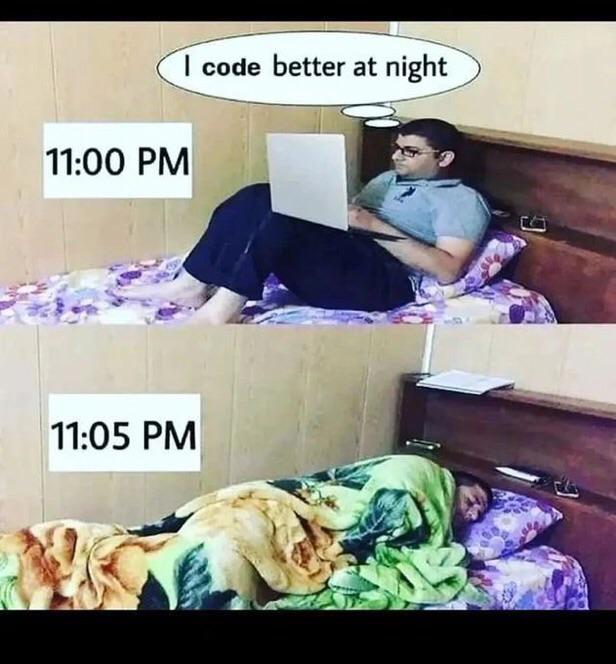 Never Do Coding At Night