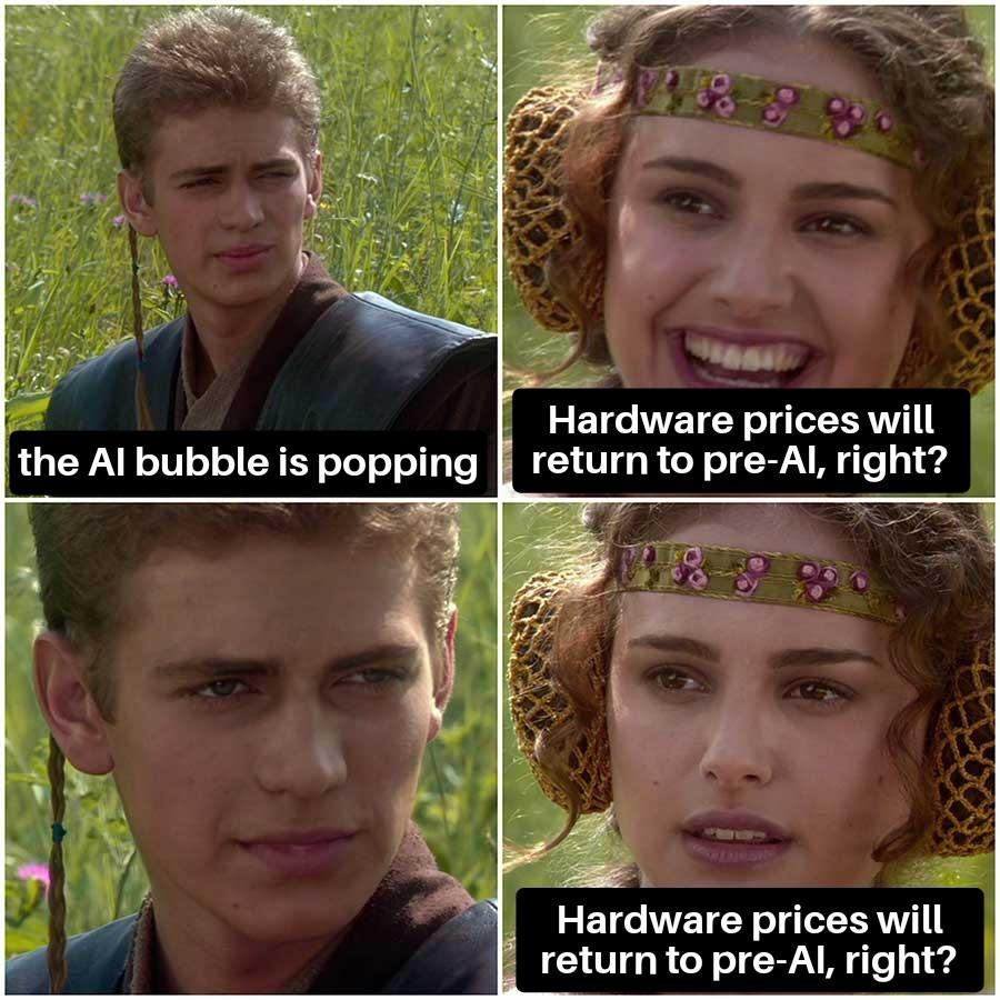 All Hardware Companies Will Stop Making A Morbillion A Year And Go Back To Only Billions Per Year