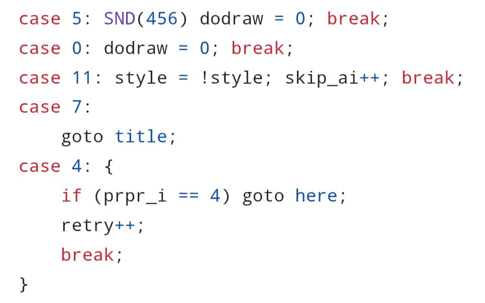 How Do You Name Your Goto Labels?