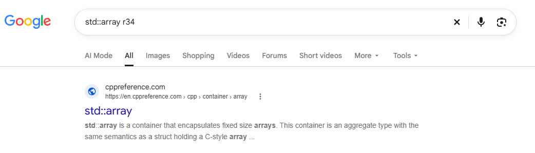 Well That's One Way To Search For Cpp Reference
