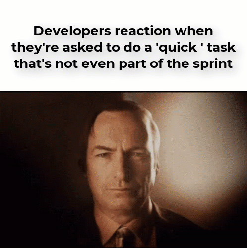It's Just A Quick Code Change